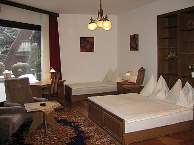 Cheap hotel Budapest - Hotel Molnar - triple room - hotel in the green belt of Budapest