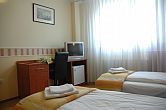 Twin room of Hotel Atlantic *** in the centre of Budapest at discount prices