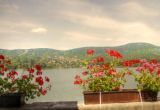 Panoramic view from Hotel Var in Visegrad